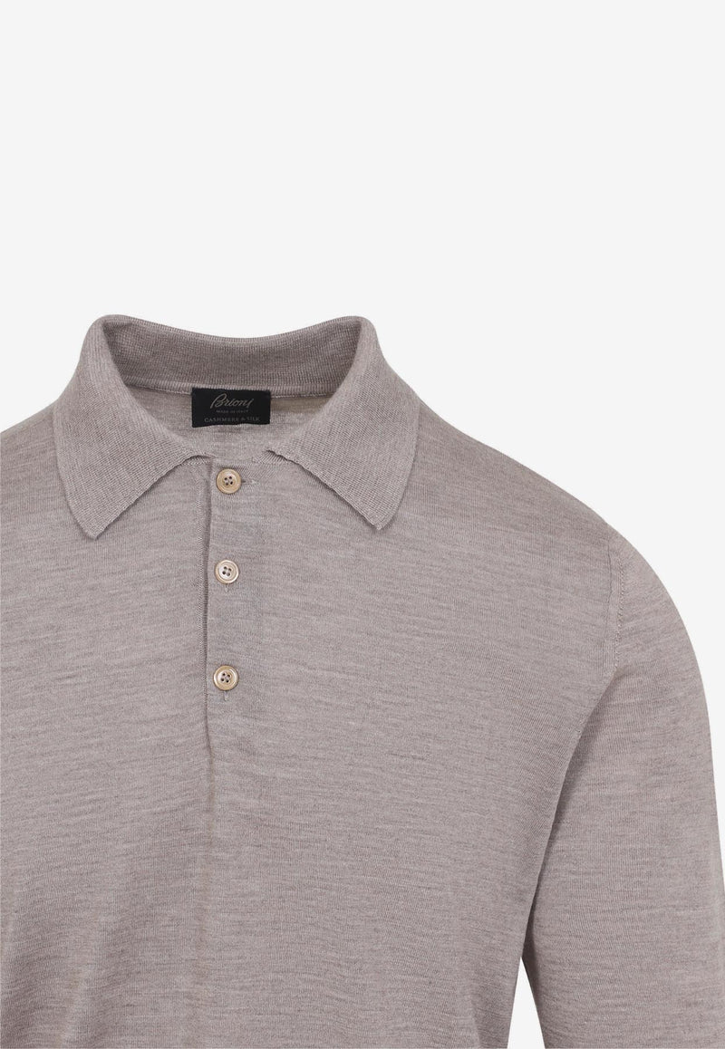 Cashmere Polo Sweater