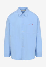 Logo-Pocket Long-Sleeved Shirt