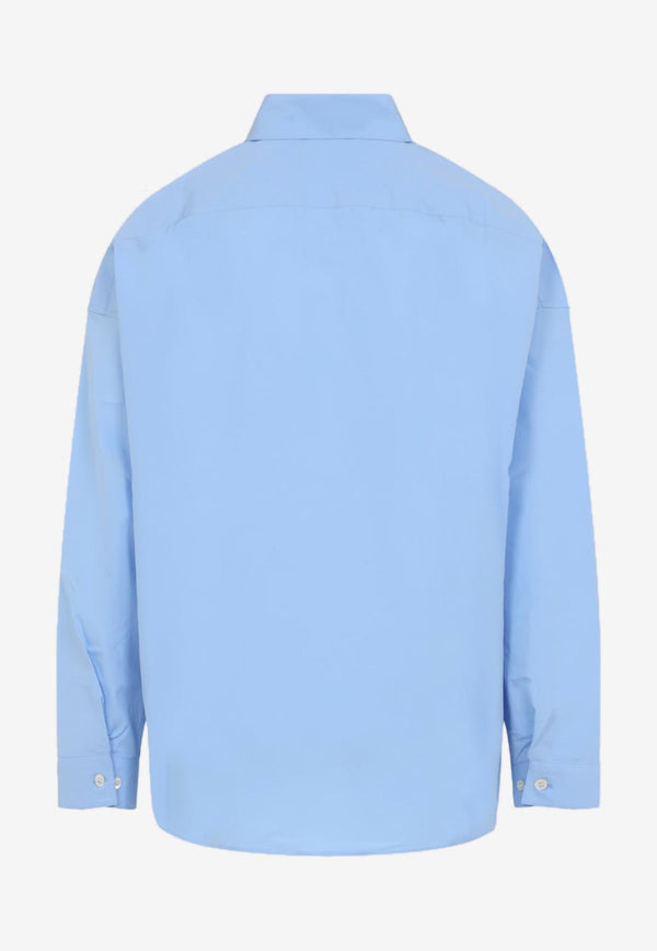 Logo-Pocket Long-Sleeved Shirt