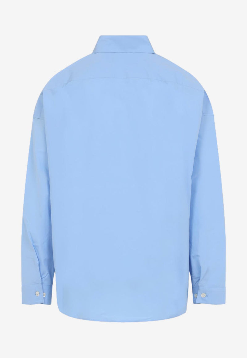 Logo-Pocket Long-Sleeved Shirt