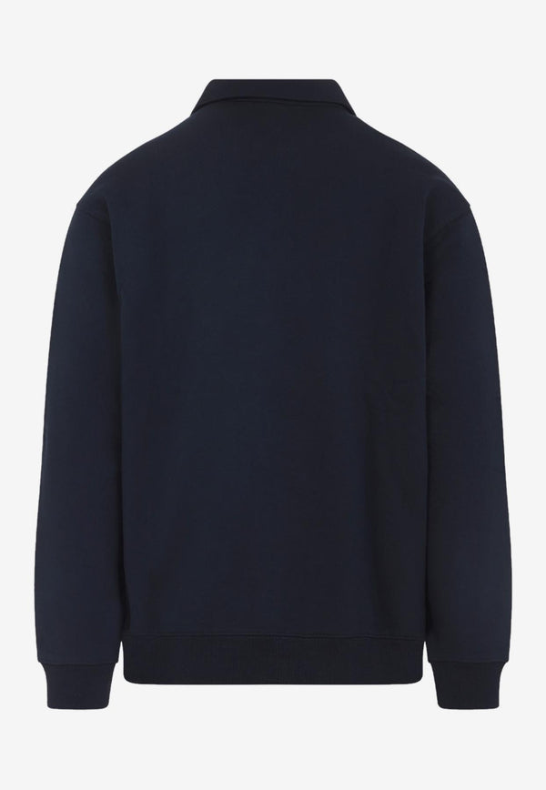 Logo Patch Polo Sweatshirt