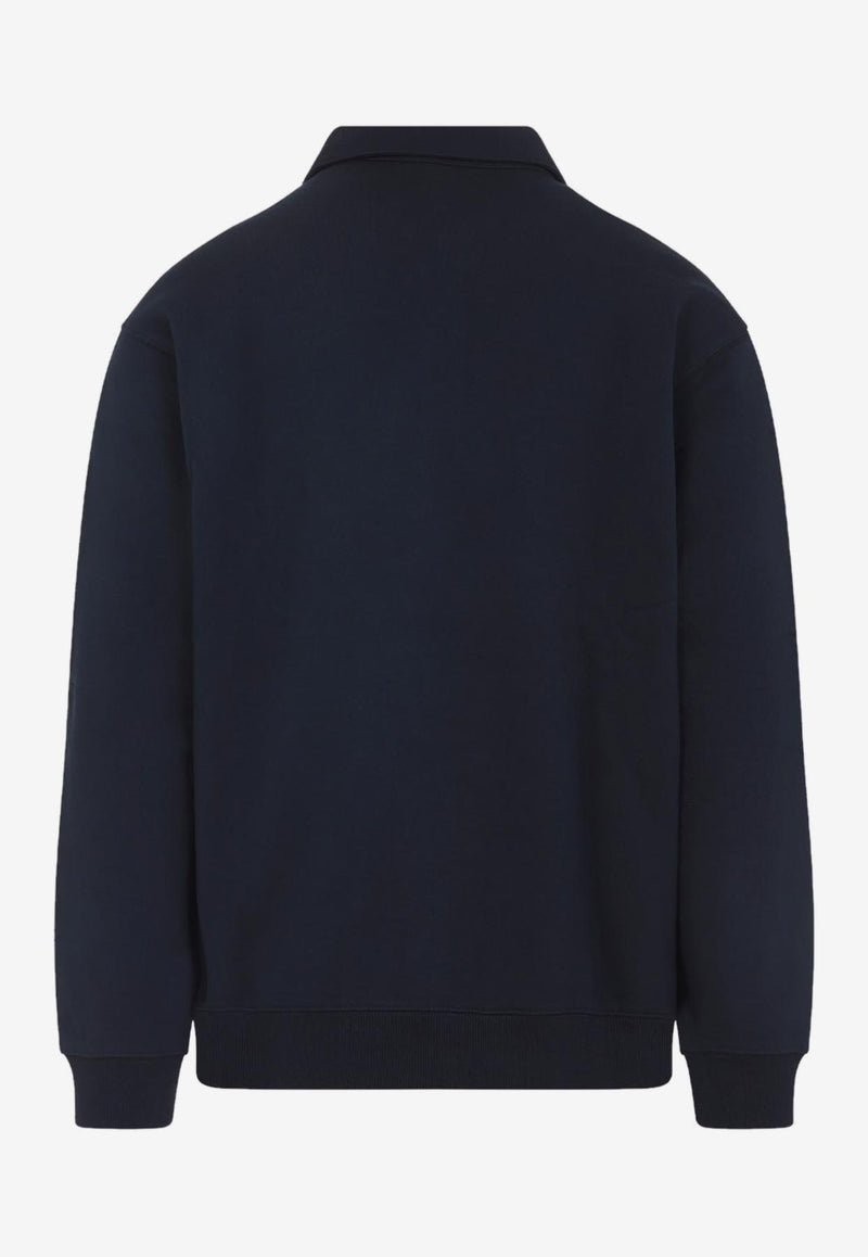 Logo Patch Polo Sweatshirt