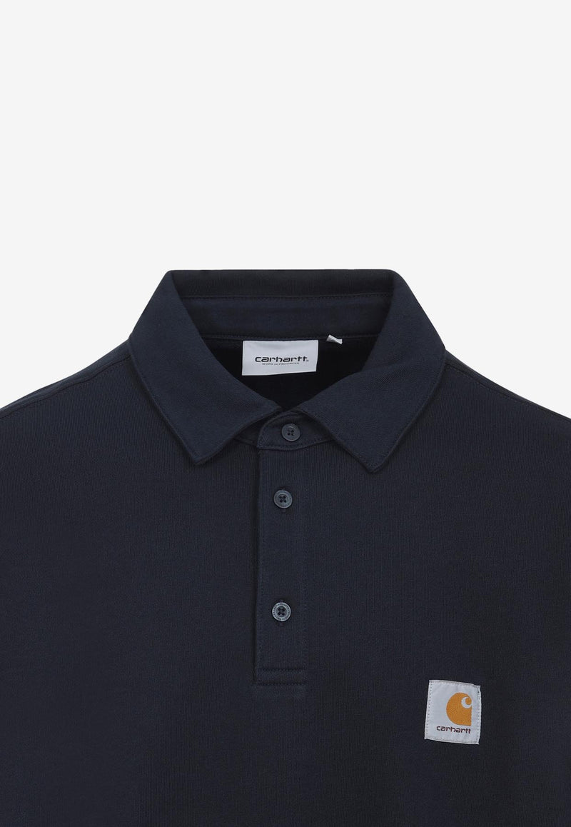 Logo Patch Polo Sweatshirt