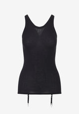 Rib-Knit Top with Suspenders