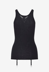 Rib-Knit Top with Suspenders