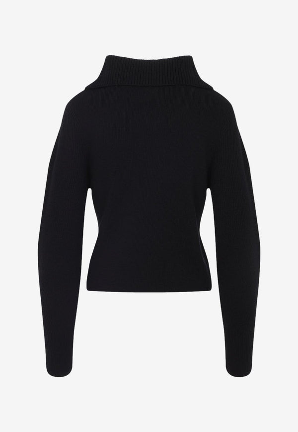 Half-Zip Wool Sweater