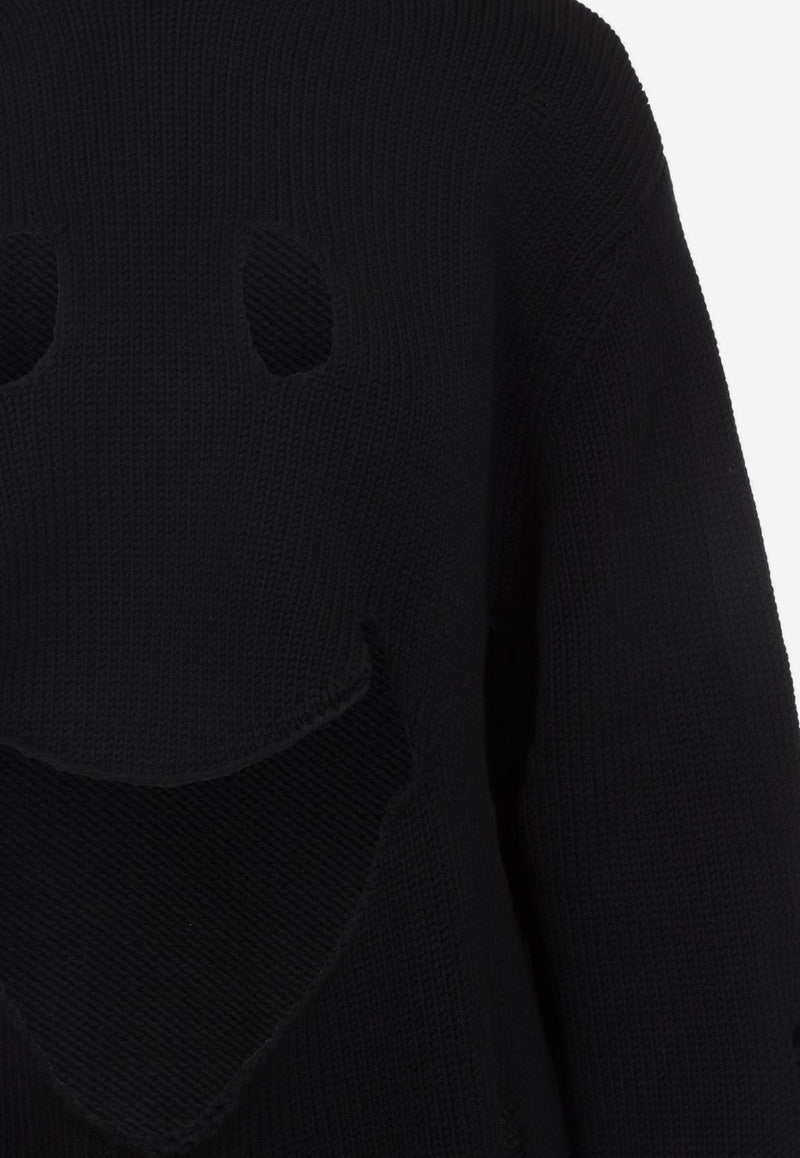 Smile Distressed Wool Sweater