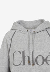 Logo Lettering Hooded Sweatshirt