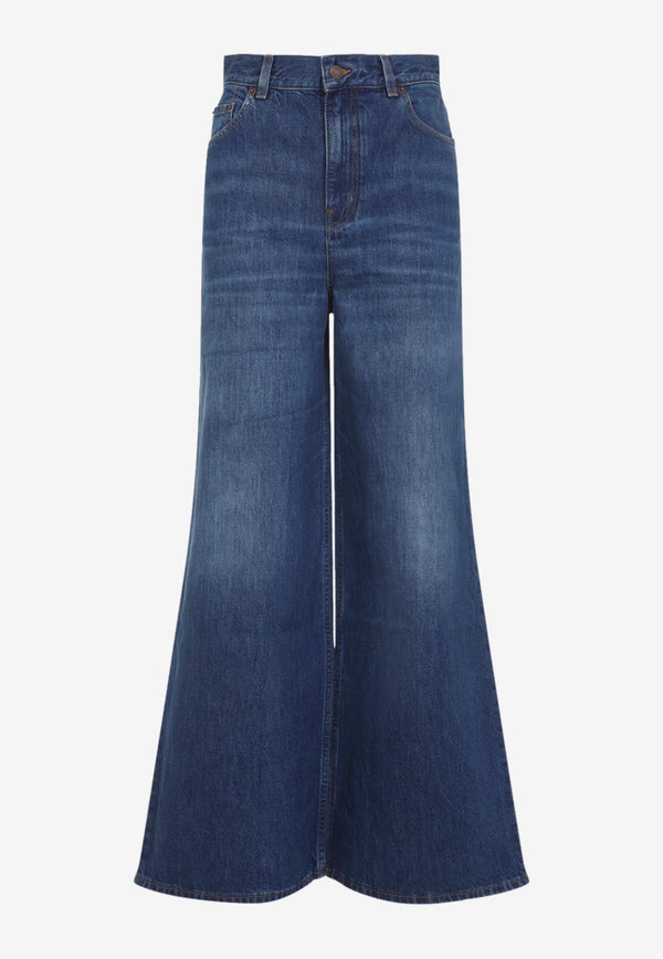 High-Rise Flared Jeans
