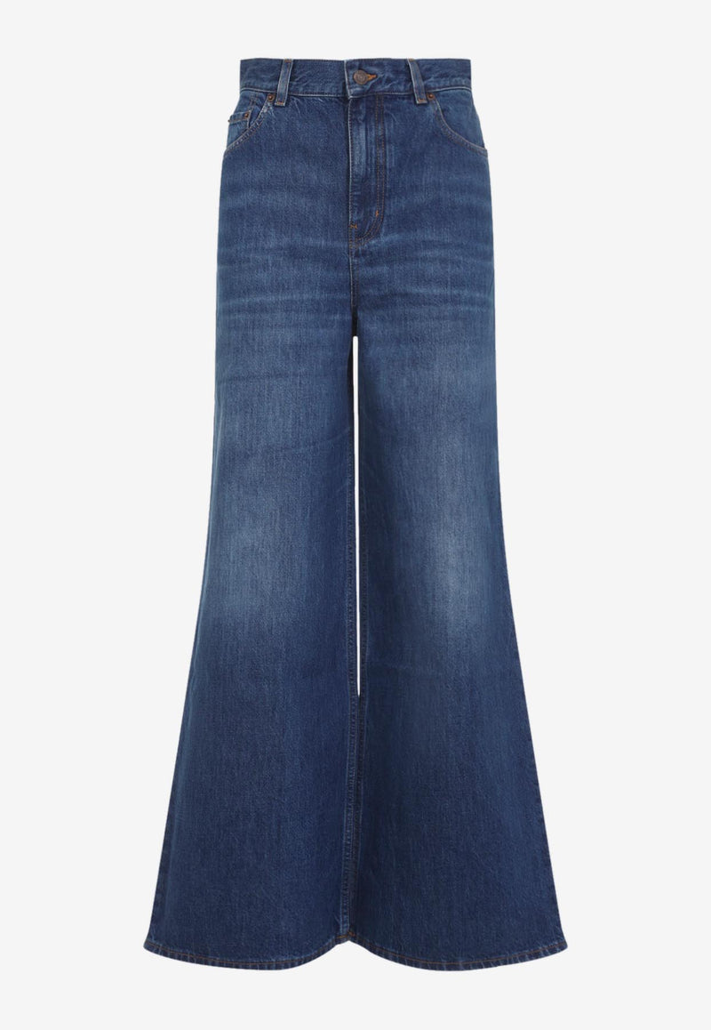 High-Rise Flared Jeans