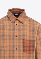 Checked Long-Sleeved Shirt