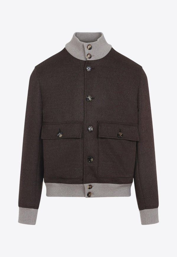 Wool Bomber Jacket