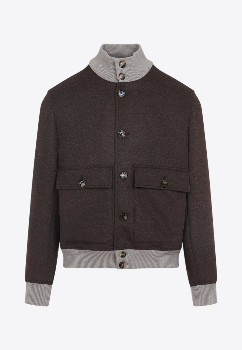 Wool Bomber Jacket