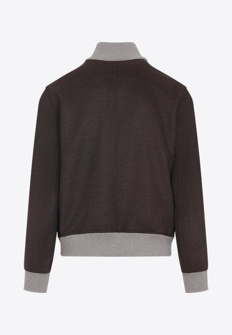Wool Bomber Jacket