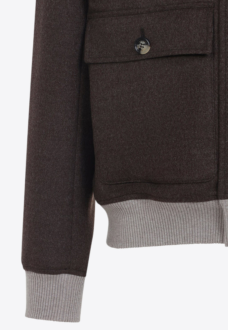 Wool Bomber Jacket
