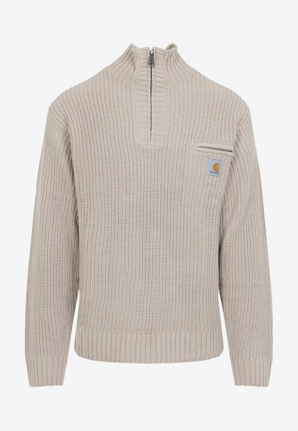 Detroit Half-Zip Knitted Sweater