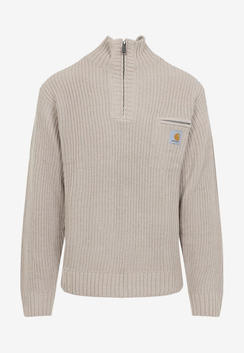 Detroit Half-Zip Knitted Sweater