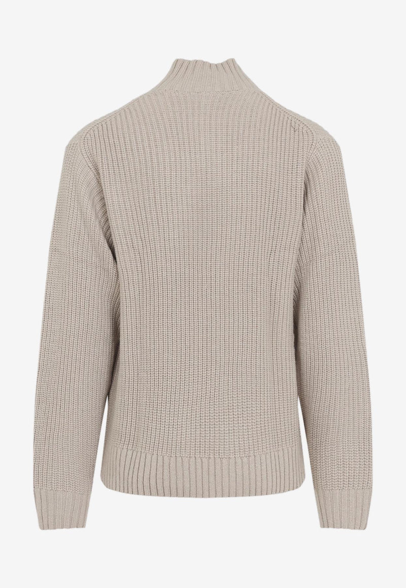 Detroit Half-Zip Knitted Sweater