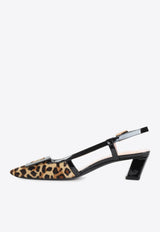 Belle Vivier Pony 45 Slingback Pumps