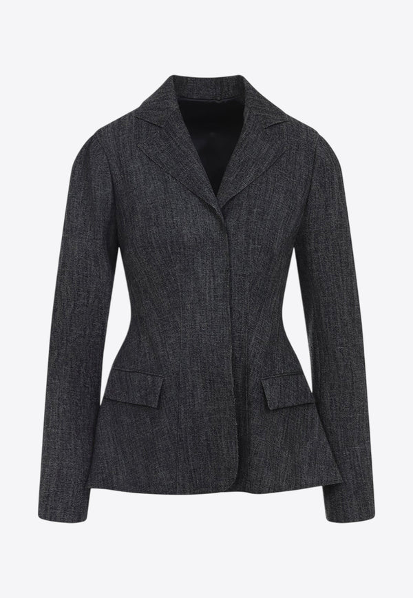 Wool-Blend Blazer