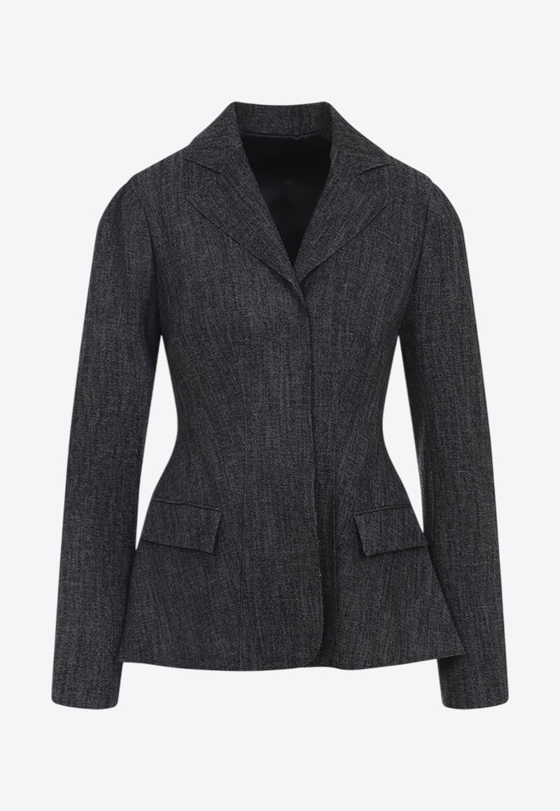 Wool-Blend Blazer