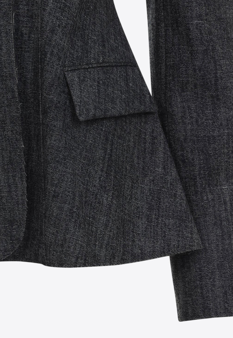 Wool-Blend Blazer