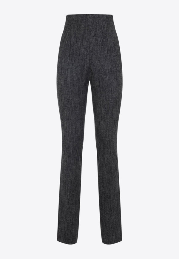Skinny Wool Pants