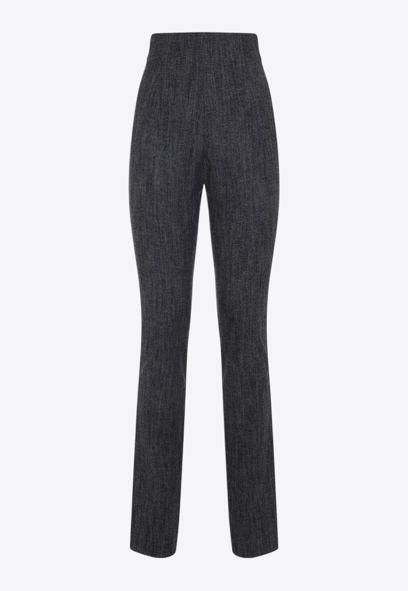 Skinny Wool Pants