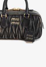 Arcadie Leather Top Handle Bag