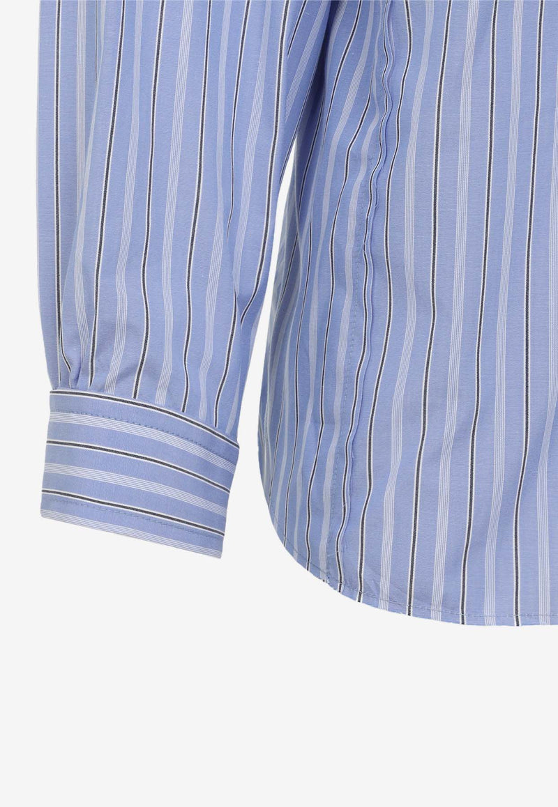 Striped Long-Sleeved Shirt