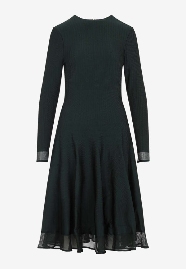 Crewneck Long-Sleeve Jumper Day Dress
