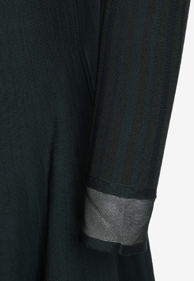 Crewneck Long-Sleeve Jumper Day Dress