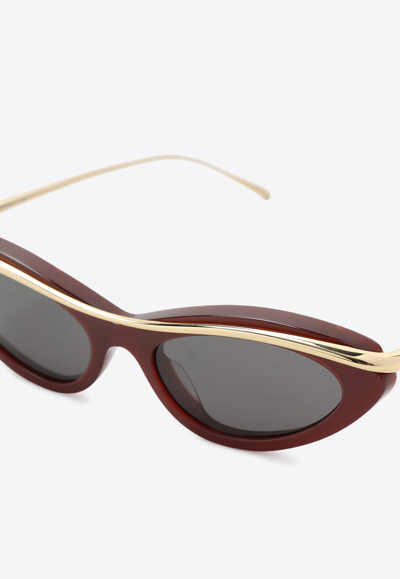 Cat-Eye Acetate Sunglasses