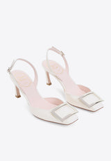 Trompette 70 Slingback Pumps in Patent Leather