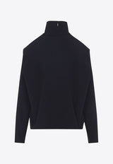 Turtleneck Long-Sleeved Top