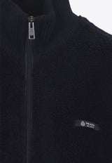 Teddy Wool Blend Zip-Up Jacket