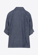 Boxy-Fit Denim Shirt