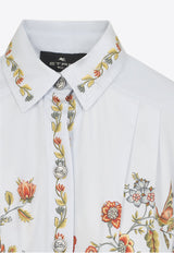 Printed Midi Shirt Dress