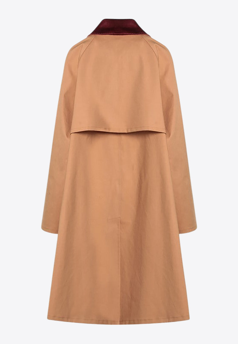 Prada Single-Breasted Raincoat Beige 292279OOO85H/Q_PRADA-F0151