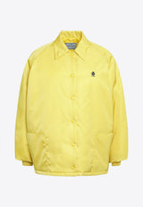 Prada Embroidered Puffer Jacket Yellow 29Y365OOO1WQ8/S_PRADA-F0322