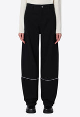 Moncler X Willow Smith Track Pants with Zippers Black 2A000-01M5014/P_MONGE-999