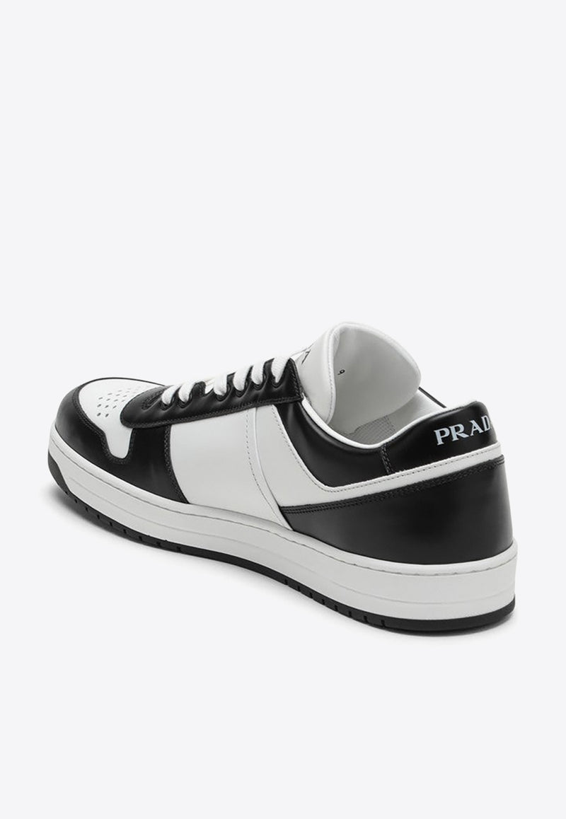 Prada Downtown Two-Tone Low-Top Sneakers 2EE3640003LKG/O_PRADA-F0T8F