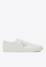 Prada Triangle Logo Leather Sneakers White 2EE376G0003F0E/P_PRADA-F0009