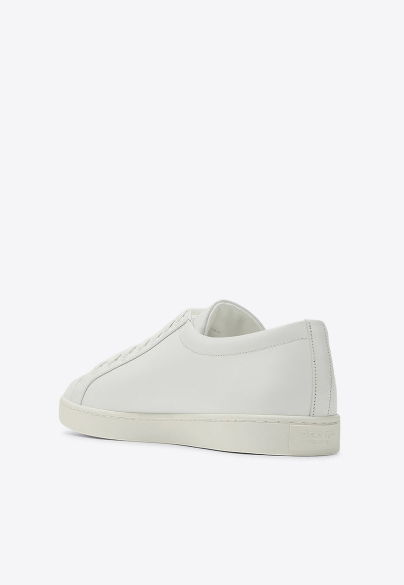 Prada Triangle Logo Leather Sneakers White 2EE376G0003F0E/P_PRADA-F0009