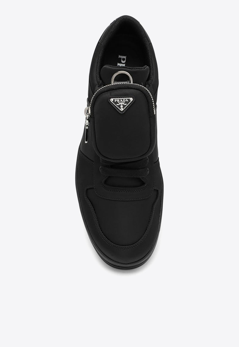 Prada Low-Top Sneakers with Pouch 2EE400D0023LFV/N_PRADA-F0002 Black
