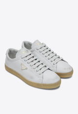 Prada Triangle Logo Worn-Out Effect Sneakers White 2EE413G0013LPQ/Q_PRADA-F097W