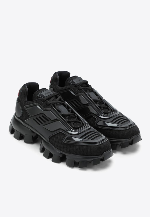 Prada Cloudbust Thunder Knit Sneakers Black 2EG2930003KZU/O_PRADA-F0002