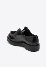 Prada Leather Lace-Up Shoes 2EG421000055/N_PRADA-F0807 Black