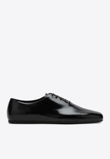 Prada Brushed Leather Brogue Shoes Black 2EG448G002055/P_PRADA-F0002