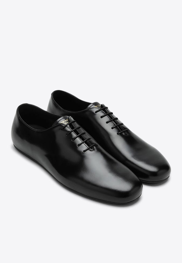 Prada Brushed Leather Brogue Shoes Black 2EG448G002055/P_PRADA-F0002